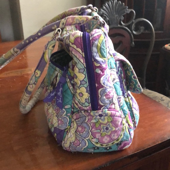 Vintage Signature Cotton Tote Bag w/Handle Straps - Picture 3 of 16